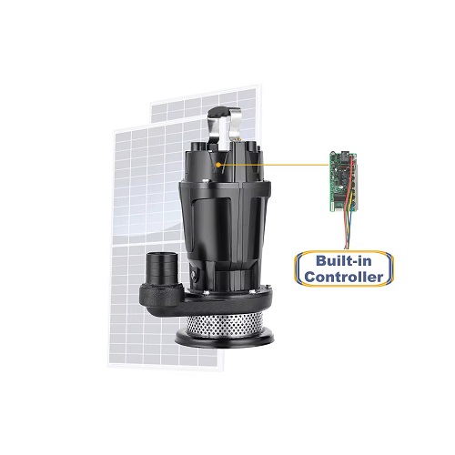 LIQDX Series DC Submersible Controller In-built Solar Pump