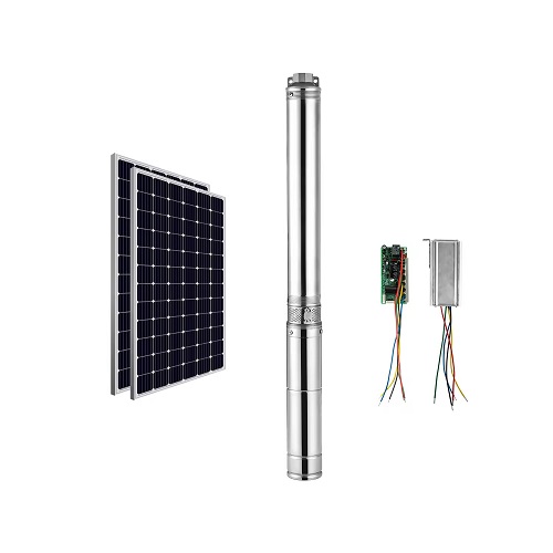3 Inches DC Plastic Impeller Controller In-built Solar Pump