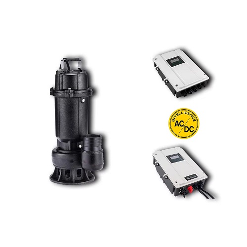 AC/DC Solar Submersible Pump